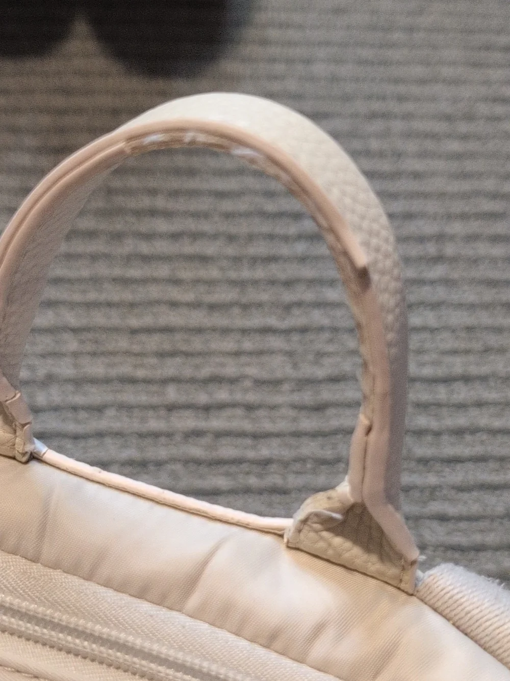 Haute Hippie Cream Convertible Carryall Backpack Crossbody